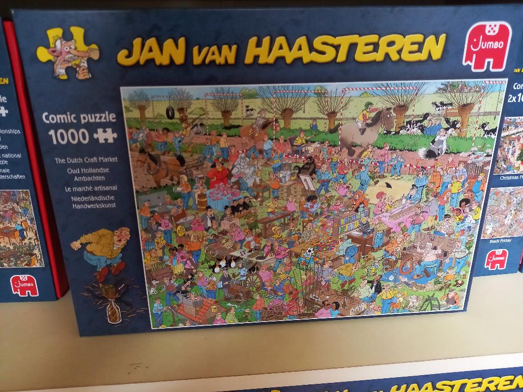 Puzzel, Hobby en Vrije tijd, Ophalen, 500 t/m 1500 stukjes, Zo goed als nieuw, Legpuzzel