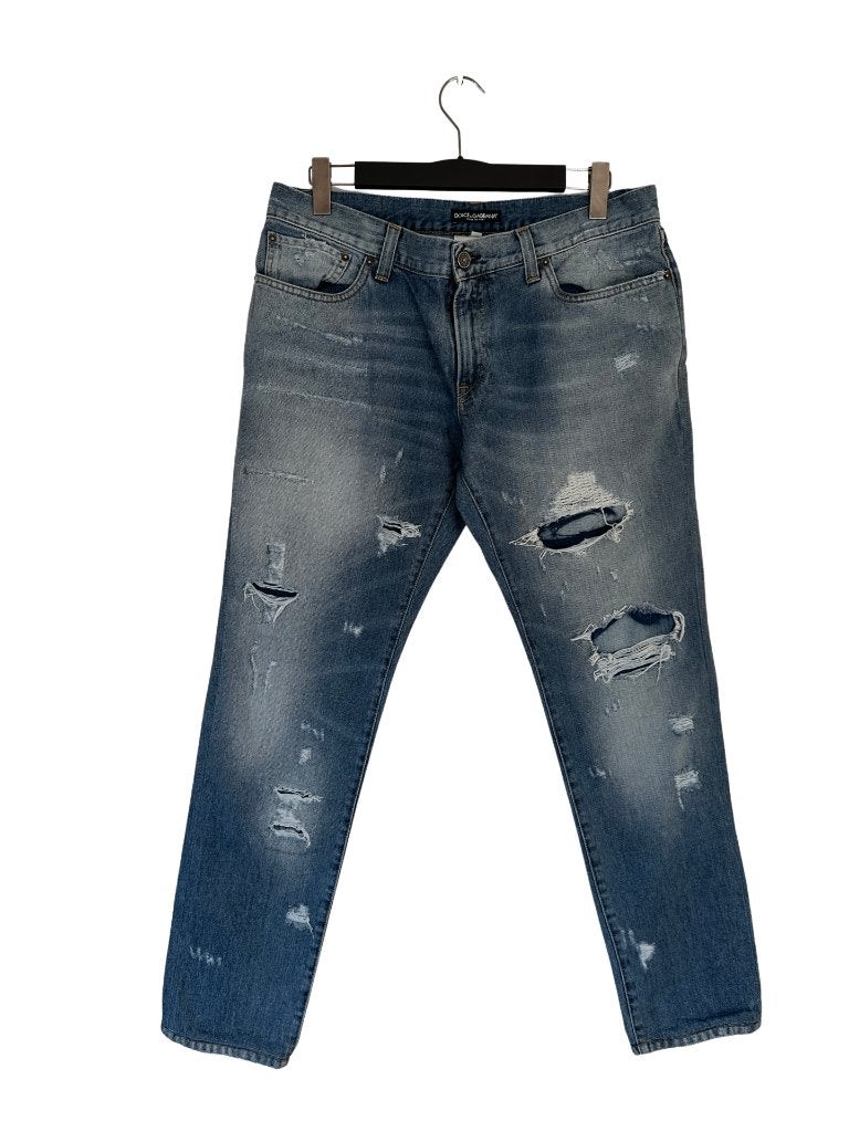 Dolce & Gabbana spijkerbroek L, Maat 38/40 (M), Blauw, Ophalen of Verzenden, Zo goed als nieuw