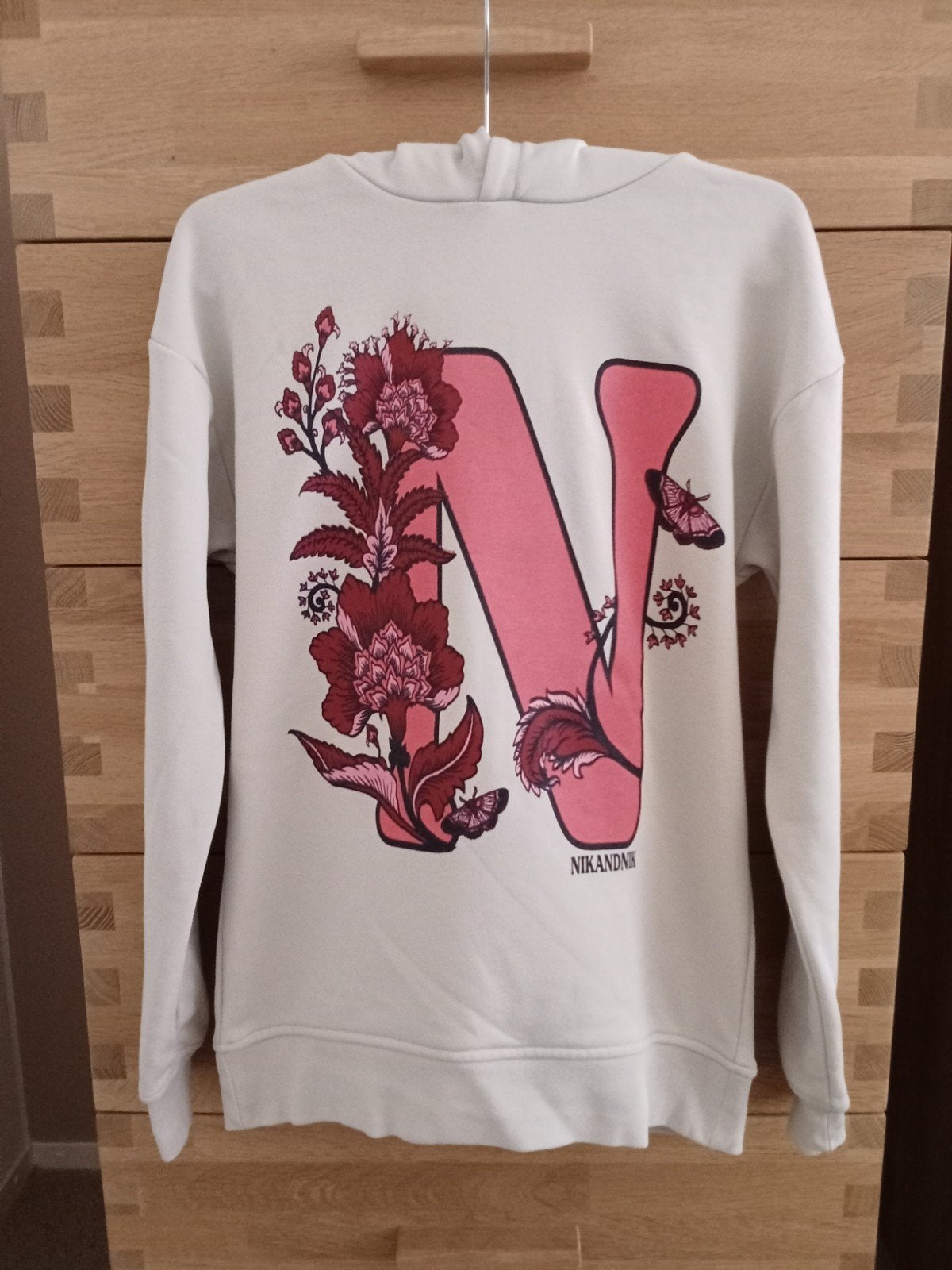 NIK&NIK hoodie maat 152 met bloemenprint, Kinderen en Baby's, Kinderkleding | Maat 152, Jongen of Meisje, Ophalen of Verzenden