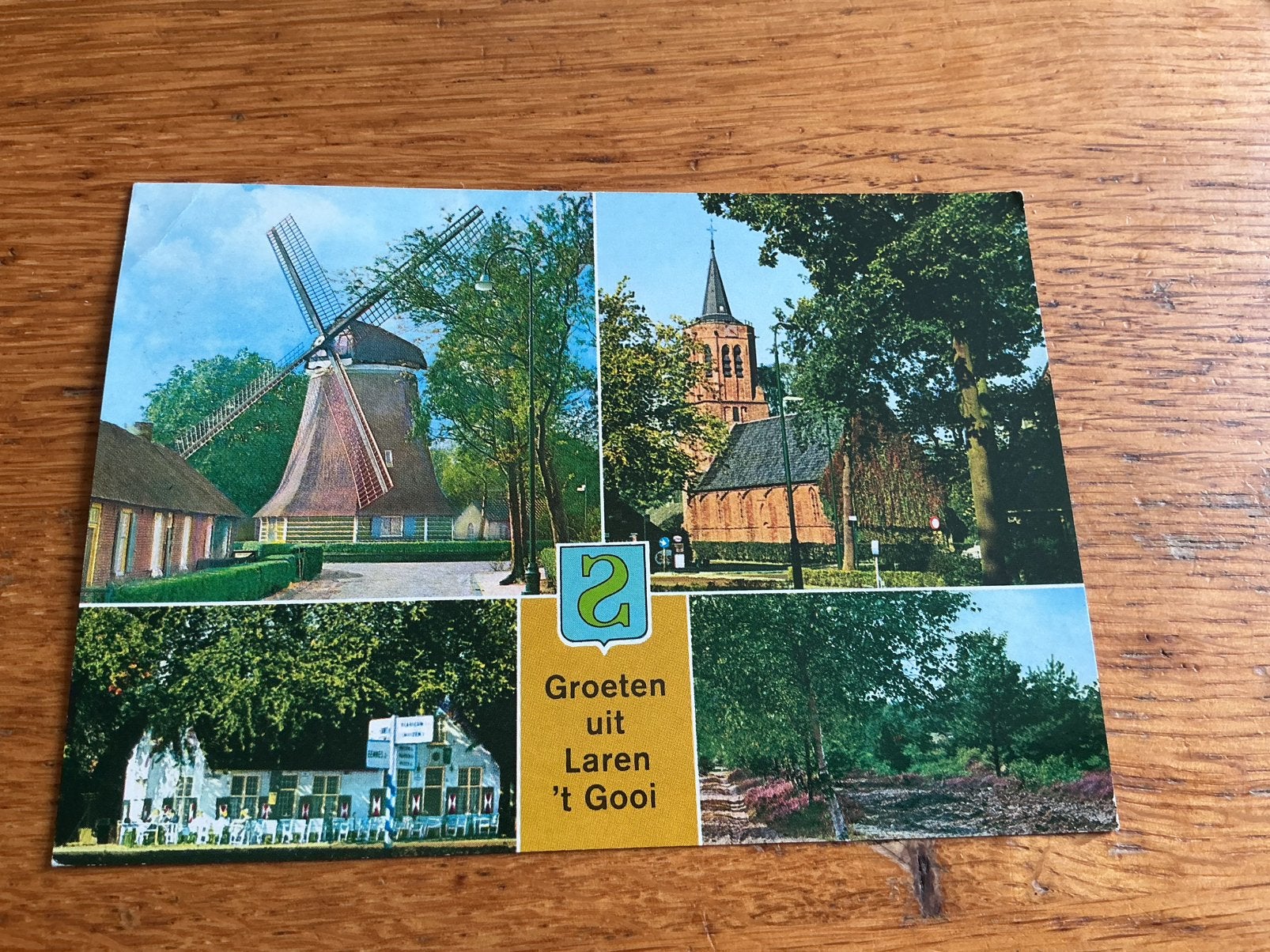 V629 Laren ‘t Gooi molen kerk, Ophalen of Verzenden, Noord-Holland