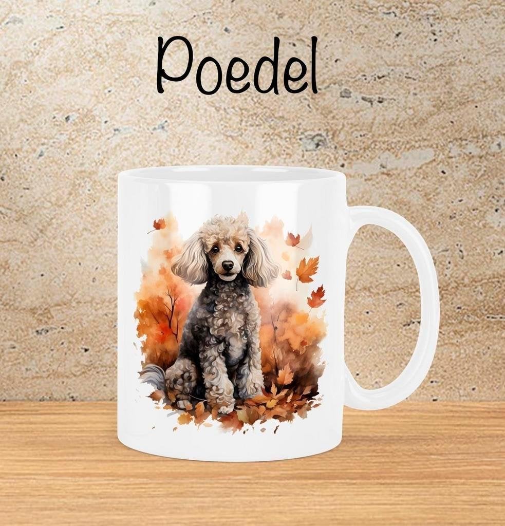 Poedel Herfstmok, Verzenden, Nieuw, Overige stijlen, Kop(pen) en/of Schotel(s)