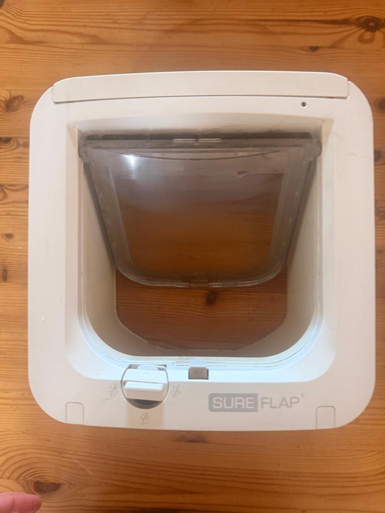 Sureflap kattenluik - alleen handmatig werkzaam, Ophalen of Verzenden, Gebruikt