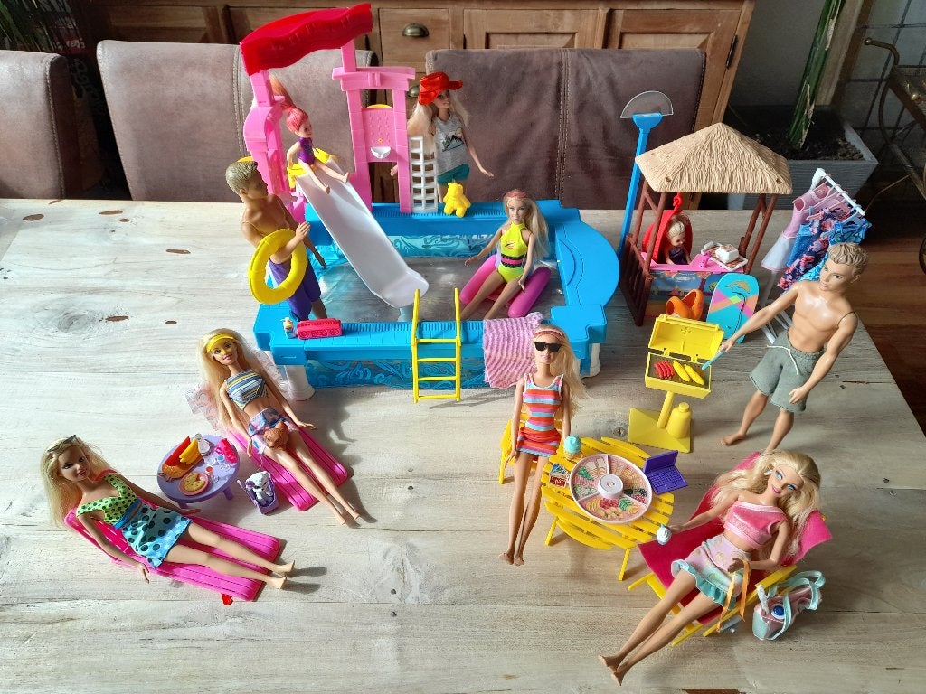 Barbie Pool set, Ophalen of Verzenden, Gebruikt, Barbie