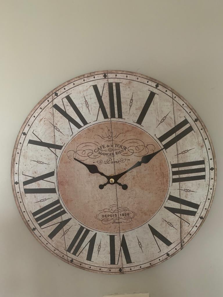 Wandklok C&E, Huis en Inrichting, Woonaccessoires | Klokken, Nieuw, Wandklok, Analoog, Ophalen of Verzenden