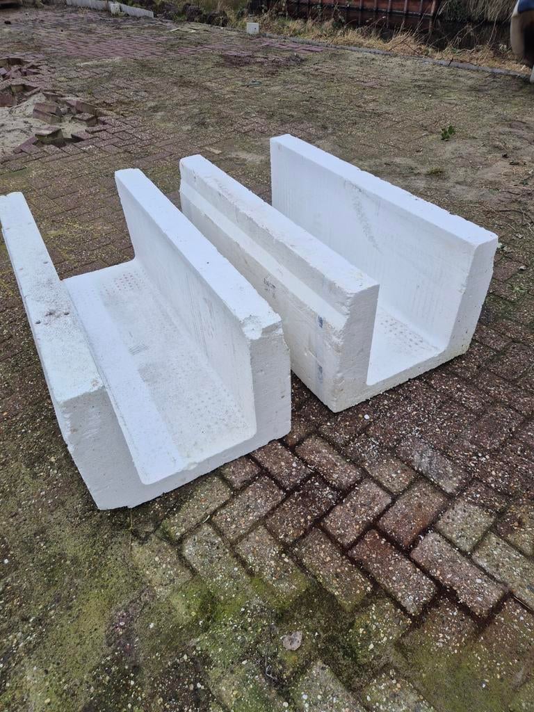 2 VBI funderingsbekistingen 350x400mm, 1200mm lang, Ophalen, Vuren, 50 mm of meer, Balk