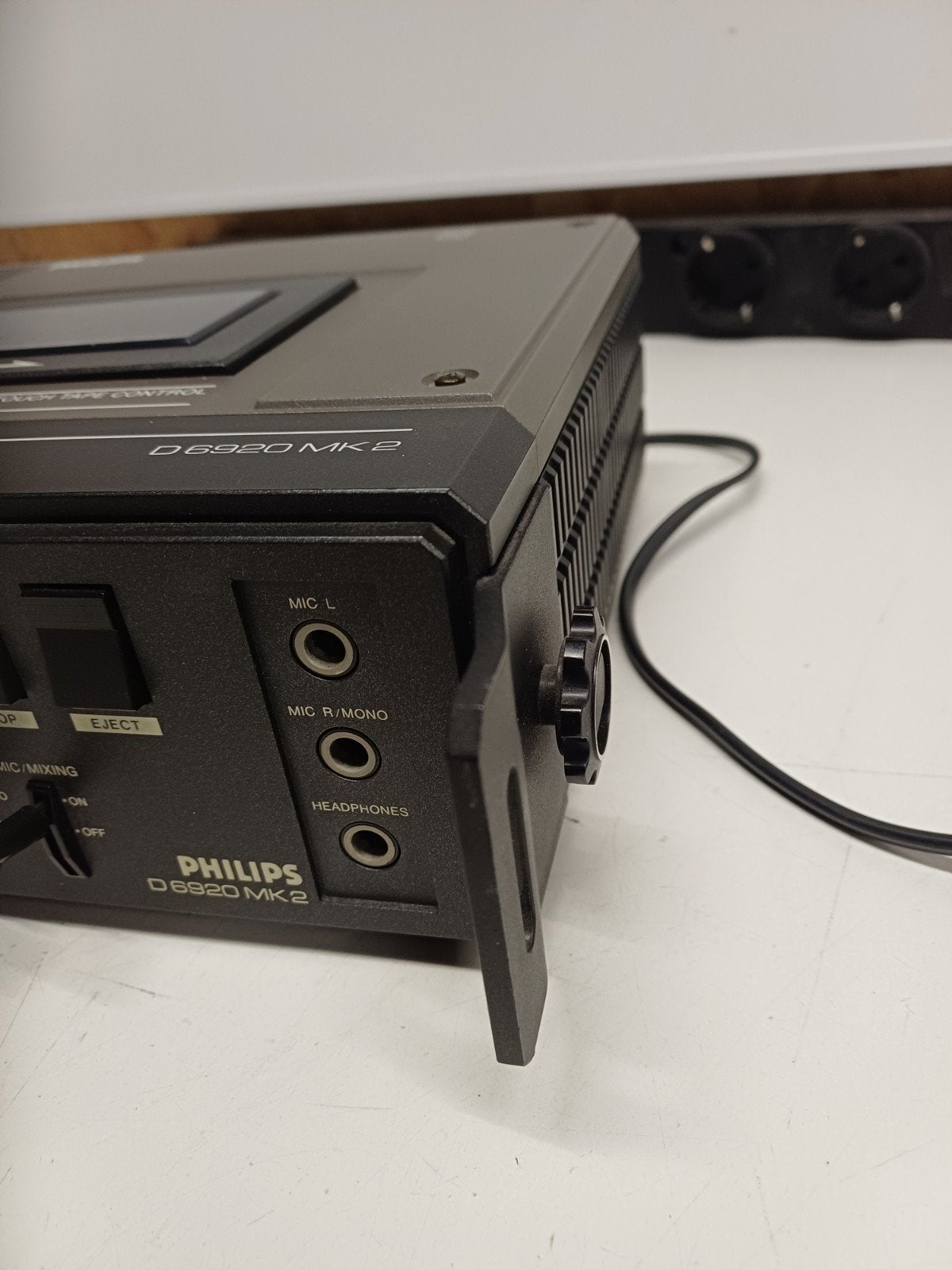 Philips D6920 MK2 draagbare stereo cassetterecorder, Ophalen of Verzenden, Enkel, Philips, Tape counter