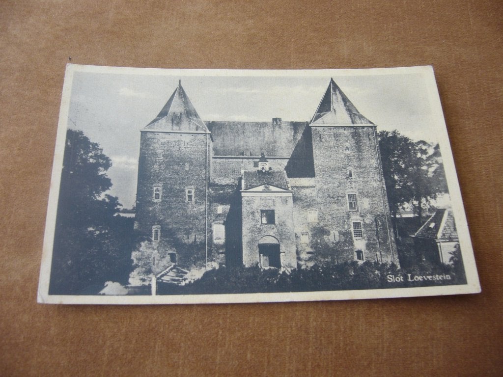 ZALT BOMMEL  =  SLOT LOEVESTEIN, Ophalen of Verzenden, 1940 tot 1960, Gelopen, Gelderland