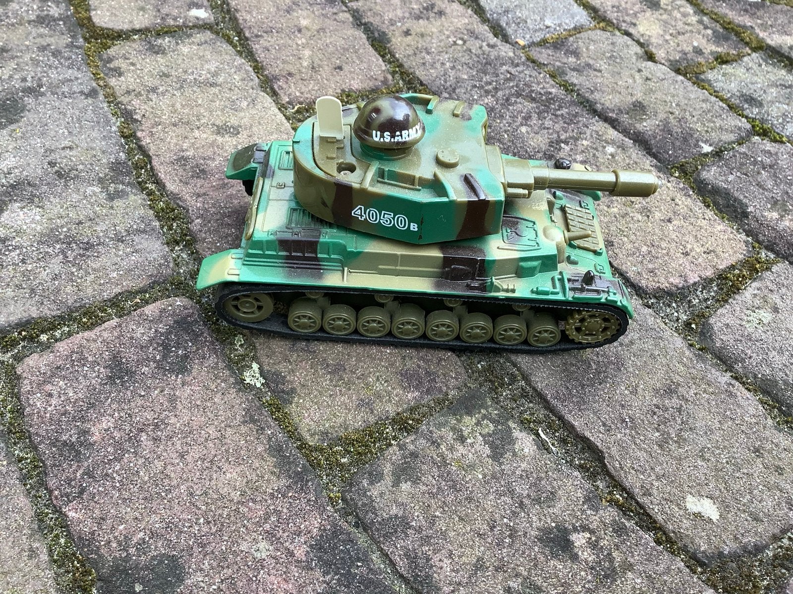 Speelgoedtank U.S. Army 4050B - Camouflage Groen, Ophalen of Verzenden