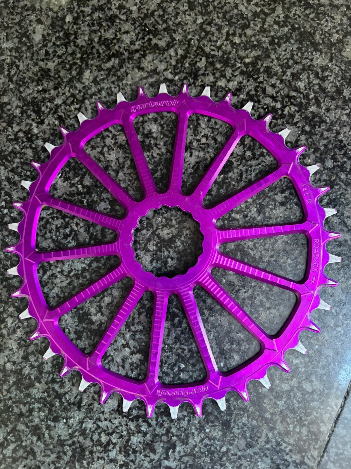 Garbaruk 44t chainring/ voorblad, easton/raceface mount, Ophalen, Zo goed als nieuw