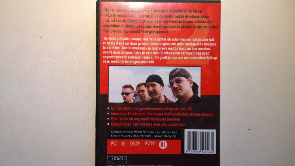 U2 - An Unforgettable Journey (DVD), Alle leeftijden, Ophalen of Verzenden, Zo goed als nieuw, Documentaire