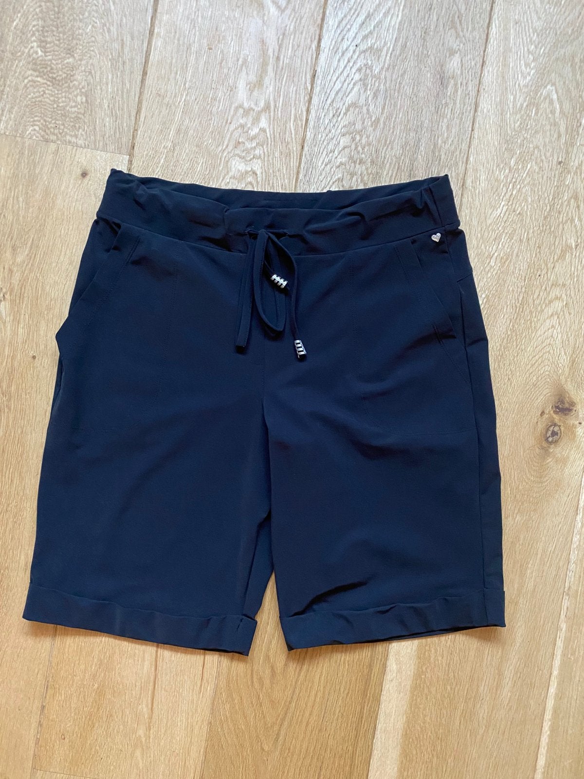Bermuda van Helena Hart, Maat 38/40 (M), Kort, Zwart, Ophalen of Verzenden
