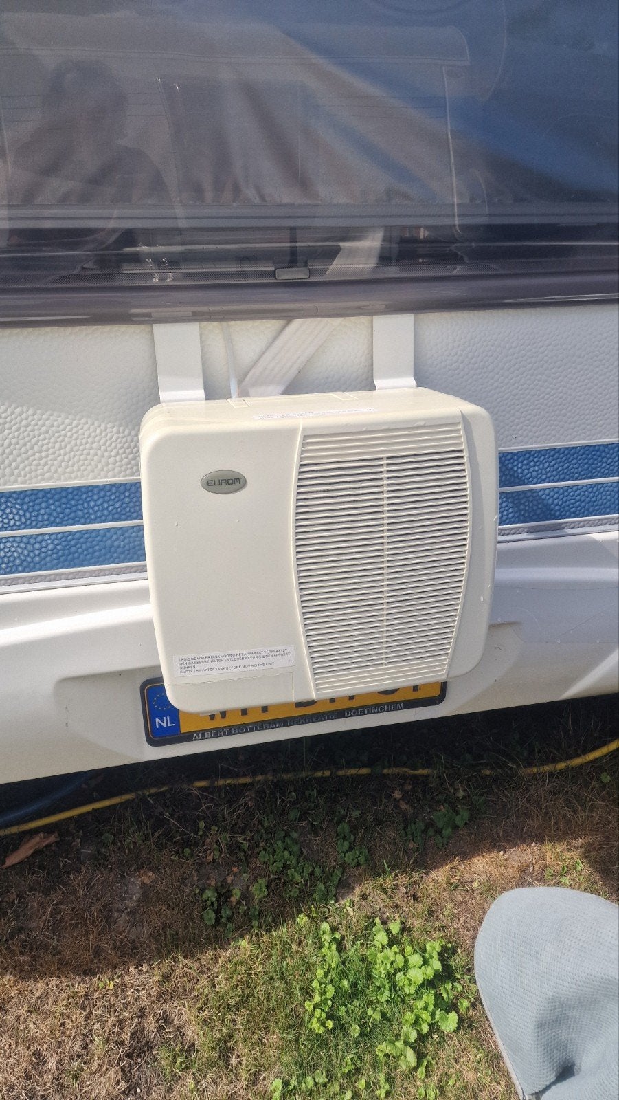 Eurom AC2401 Mobiele Airco voor Caravan/Camper, Ophalen, Gebruikt, Minder dan 60 m³, 2 snelheden