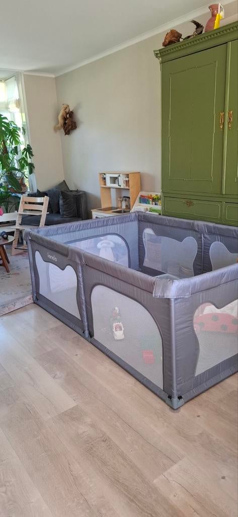 Lionelo Grondbox Willow - Ruime en veilige speelruimte, Ophalen of Verzenden, Zo goed als nieuw, Rechthoekig