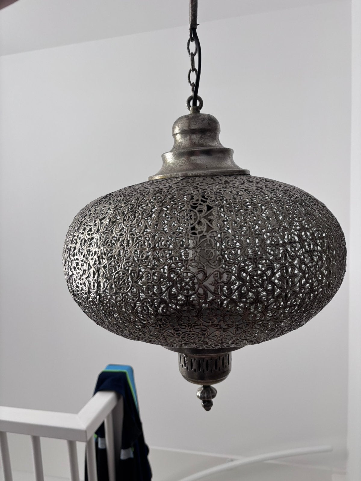 Aziatische lamp, Huis en Inrichting, Lampen | Hanglampen, Ophalen, Zo goed als nieuw