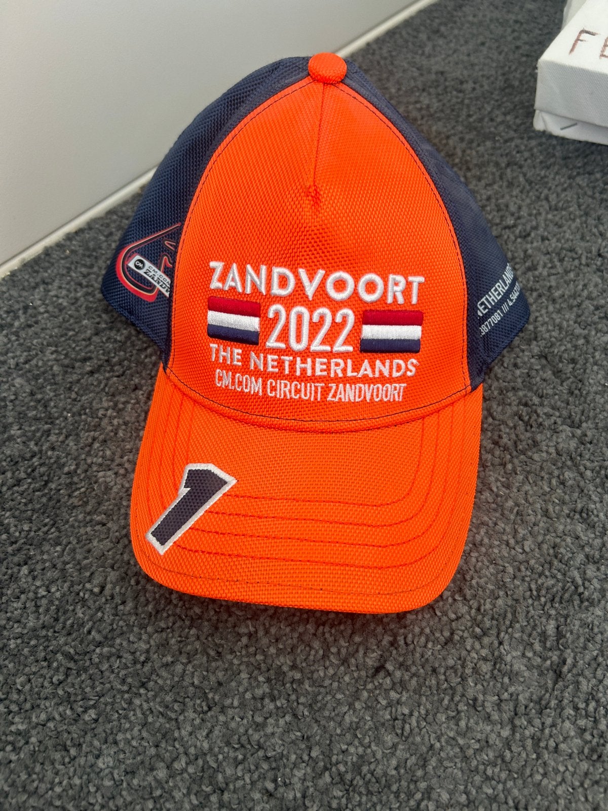 Max Verstappen pet - Red Bull Racing & Zandvoort 2022, Ophalen of Verzenden, Gedragen, One size fits all, Pet