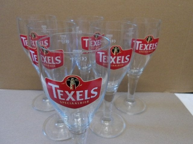 Texels bier glazenset (nr.1)  6 stuks, Verzamelen, Ophalen of Verzenden, Nieuw, Glas of Glazen, Overige merken