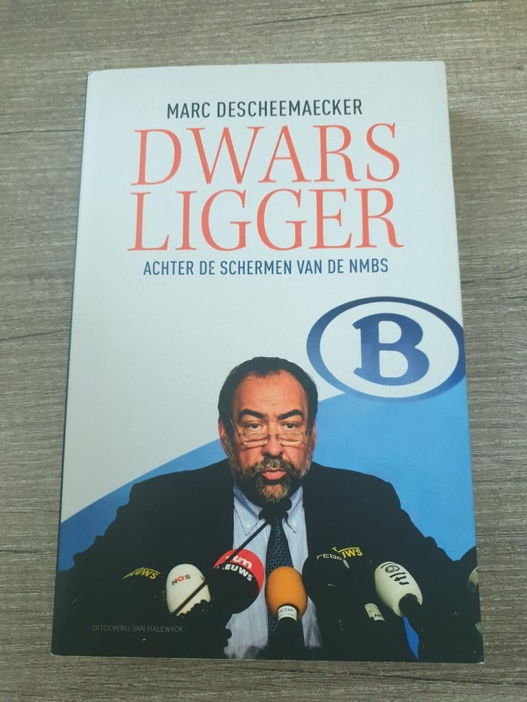 Dwarsligger Achter de schermen van de NMBS - Marc Descheema, Boeken, Overige Boeken, Gelezen, Ophalen of Verzenden
