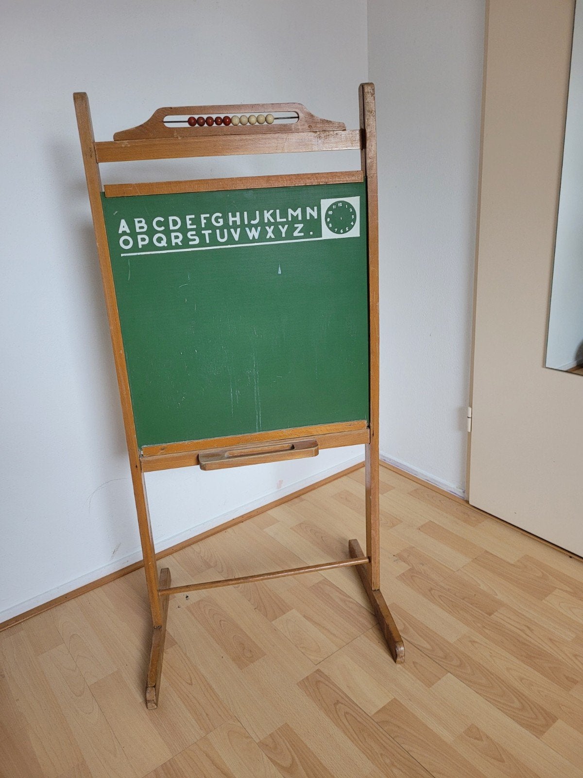 Schoolbord jaren '60 retro vintage, Ophalen, Gebruikt, Krijtbord