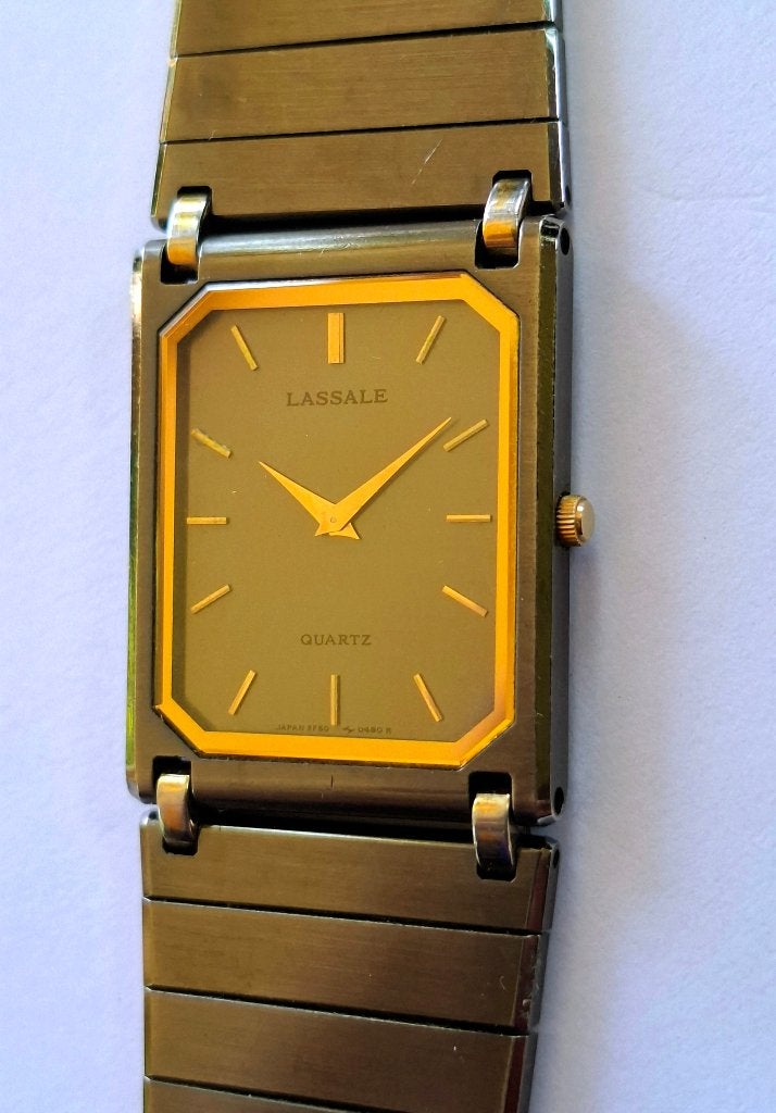 Lassale (Seiko) vintage quartzhorloge 1988, Gebruikt, Polshorloge, Overige materialen, Ophalen of Verzenden