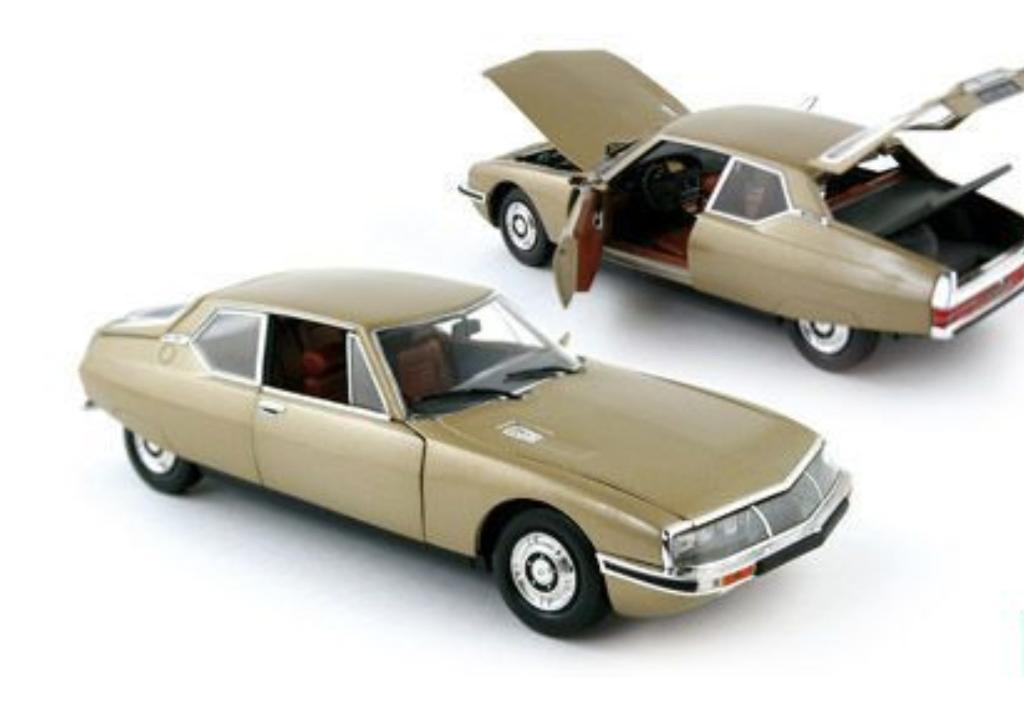 CITROEN SM 1970 goud metallic schaal 1/18 NOREV ref. 181585, Verzenden, Nieuw, Auto, Norev