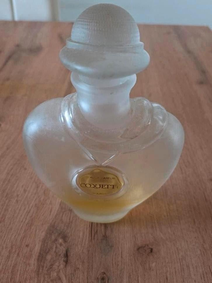 Vintage Coquette Paris Parfumfles, Ophalen of Verzenden, Parfumfles, Gevuld