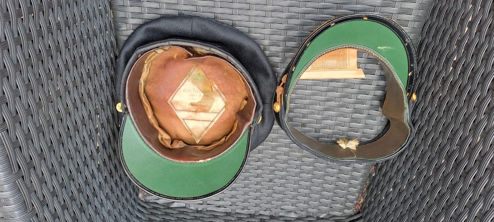 Vintage Marine Petten - Set van 2, Kleding | Heren, Ophalen, Onbekend, One size fits all, Pet
