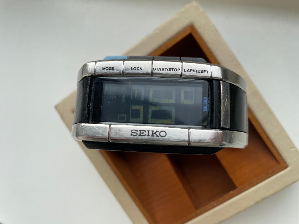 Seiko Final Fantasy: The Spirits Within – STP005, Sieraden, Tassen en Uiterlijk, Horloges | Heren, Ophalen, Gebruikt, Staal, Overige merken