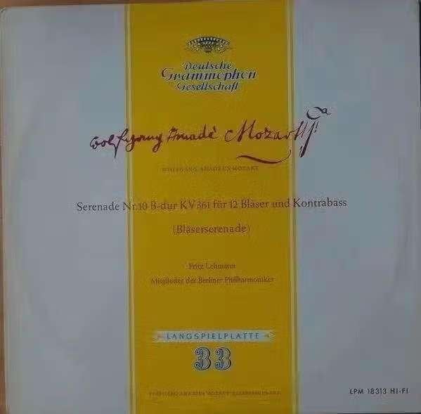 LP Mozart – Serenade Nr.10 B-dur KV 361 , Vinyl LPM 18 313, LP, Kamermuziek, Mozart, Ophalen of Verzenden