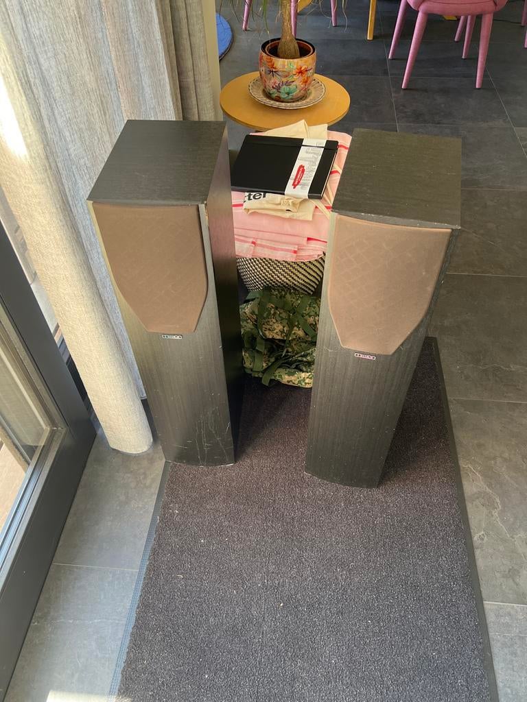 Mission m73 speakers - Krachtige vloerstaande luidsprekers, Audio, Tv en Foto, Luidsprekers, Gebruikt, 60 tot 120 watt, Overige merken
