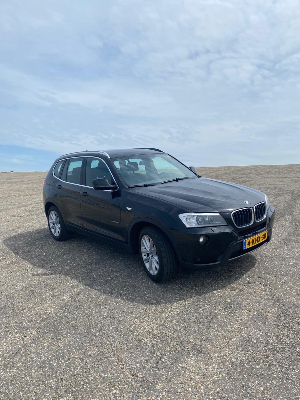 BMW X3 20I Xdrive Aut8 2013 Zwart, Auto's, Zwart, 4 cilinders, 2000 kg, Zwart
