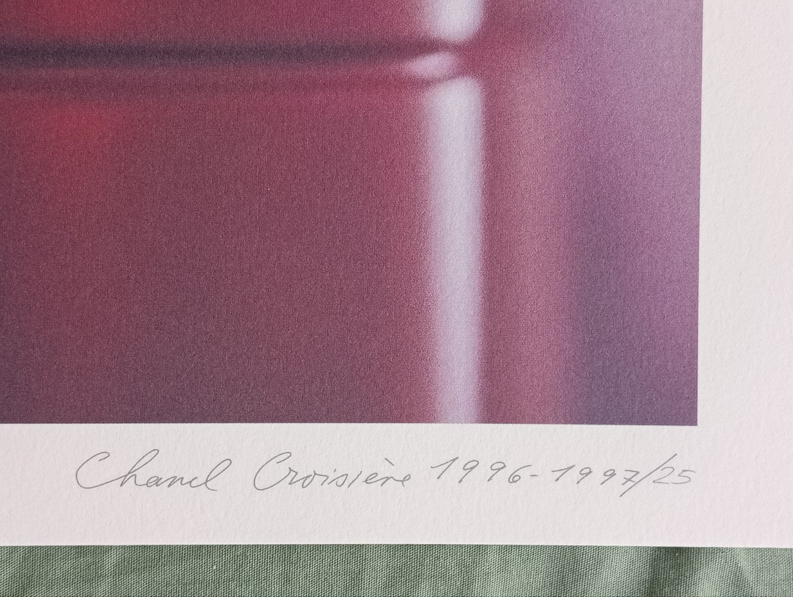 Karl Lagerfeld - Fotolitho Chanel 1996., Ophalen of Verzenden, 1980 tot heden, Overige onderwerpen