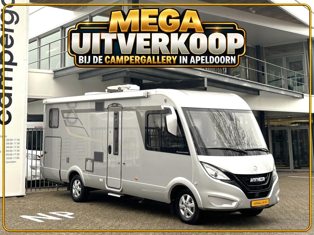Hymer BMC 680 SilverLine MERCEDES 9T AUTOMAAT ENKELE BEDDEN, Caravans en Kamperen, 7 tot 8 meter, Bedrijf, Diesel, Hymer