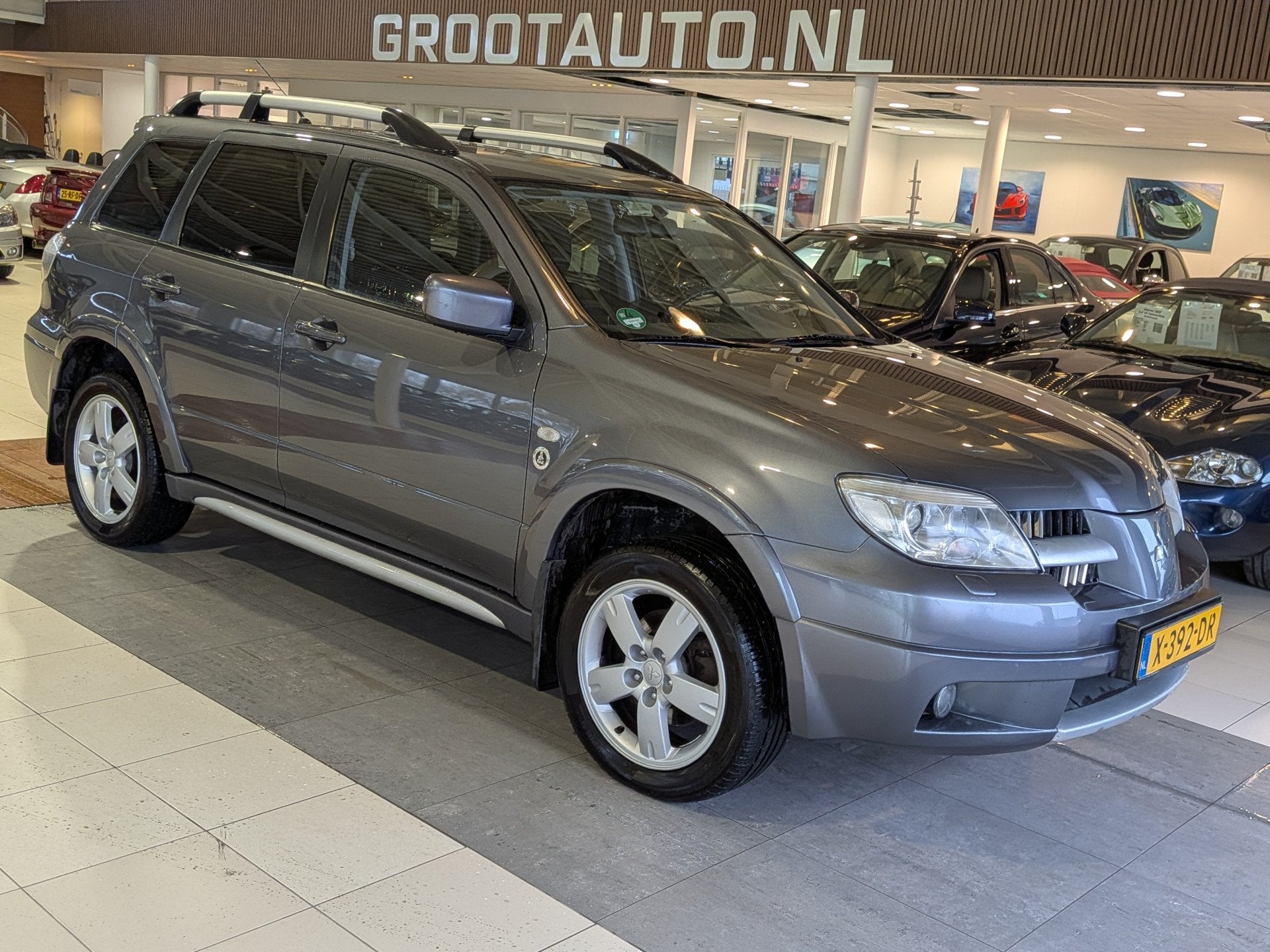 Mitsubishi Outlander 2.4 Automaat Airco, Cruise Control, Tre, Auto's, Automaat, Stof, 4 cilinders, 160 pk