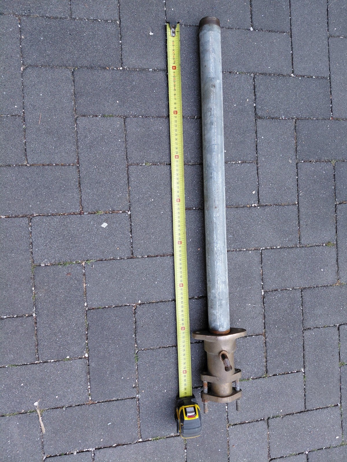 Schroefaskoker diameter 35mm, lengte zie foto, Ophalen of Verzenden