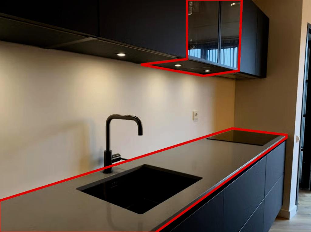 Nieuwe keuken onderdelen, Huis en Inrichting, Keuken | Complete keukens, Ophalen, Zwart, Nieuw, Enkelwandige keuken