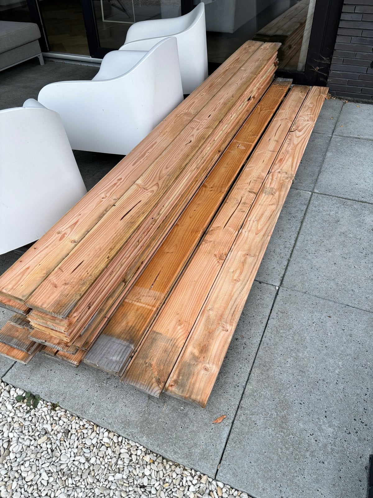 Dakbeschot met veer en groef - ongeveer 20m², Ophalen, Minder dan 25 mm, Nieuw, Plank