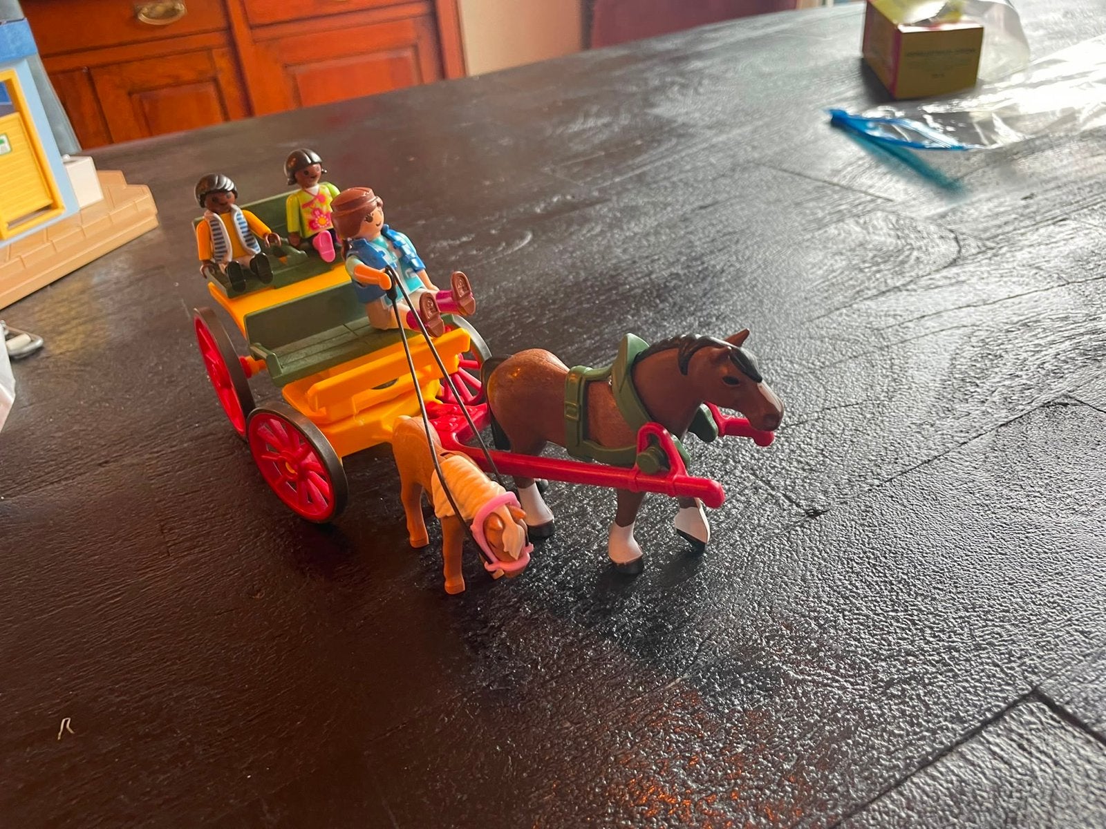 Playmobil paardenkoets met figuren, Ophalen of Verzenden, Gebruikt, Jongen of Meisje