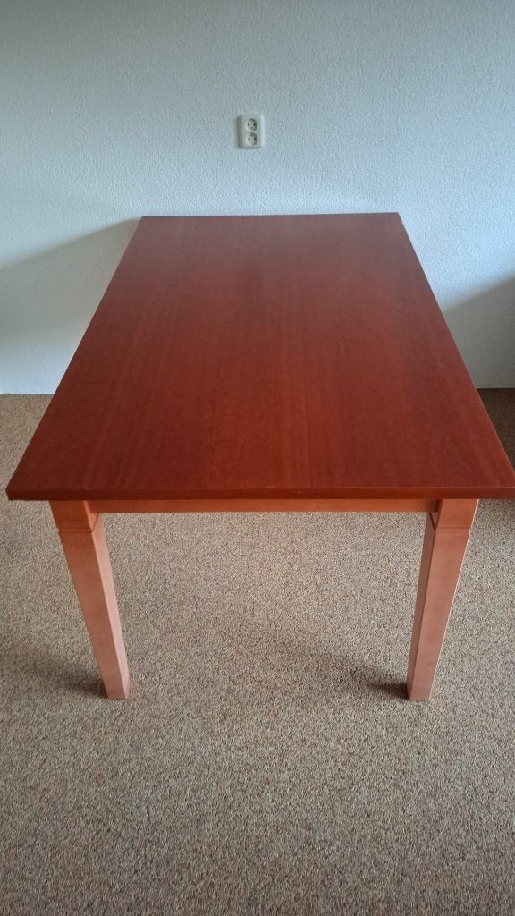 Tafel, Huis en Inrichting, Tafels | Eettafels, Ophalen, Gebruikt, 50 tot 100 cm, Kersenhout