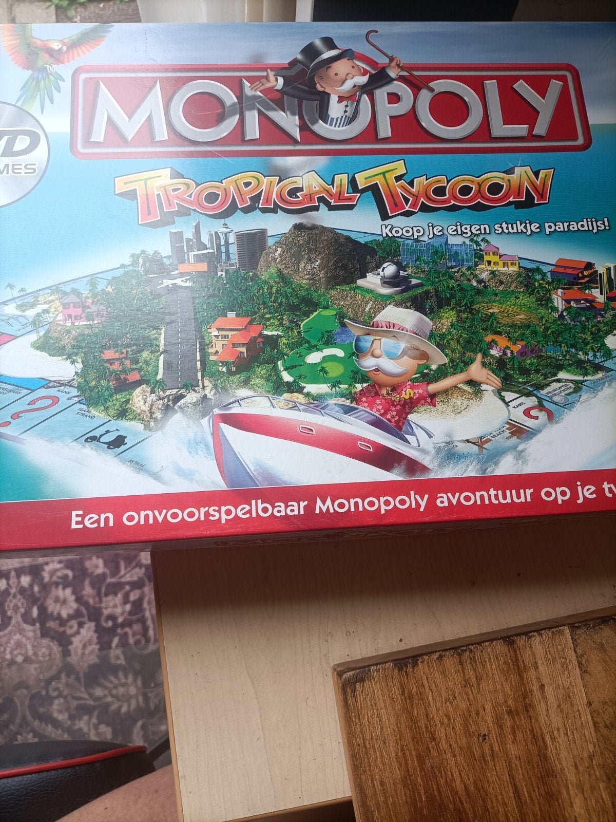 Monopoly Tropical Tycoon - Koop je eigen stukje paradijs!, Drie of vier spelers, Ophalen of Verzenden, Zo goed als nieuw