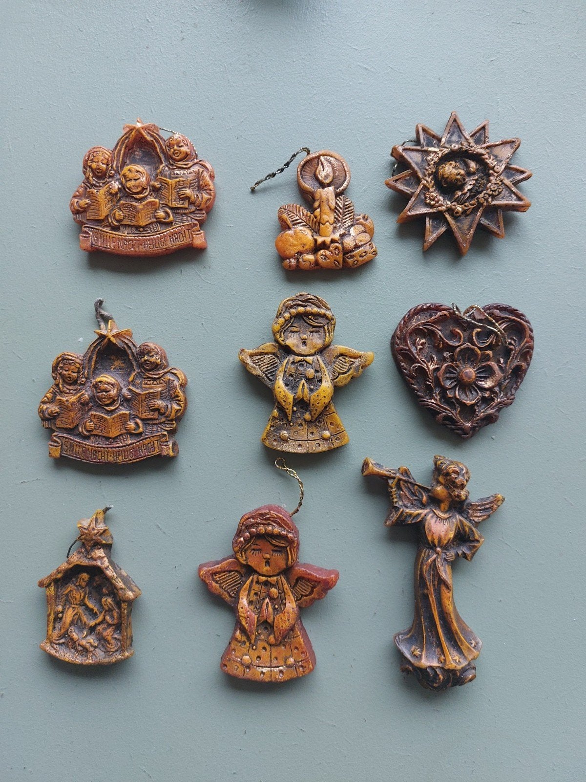 Originele Oostenrijkse WAS-figuren H= 25 mm., Ophalen of Verzenden, Poppenhuis