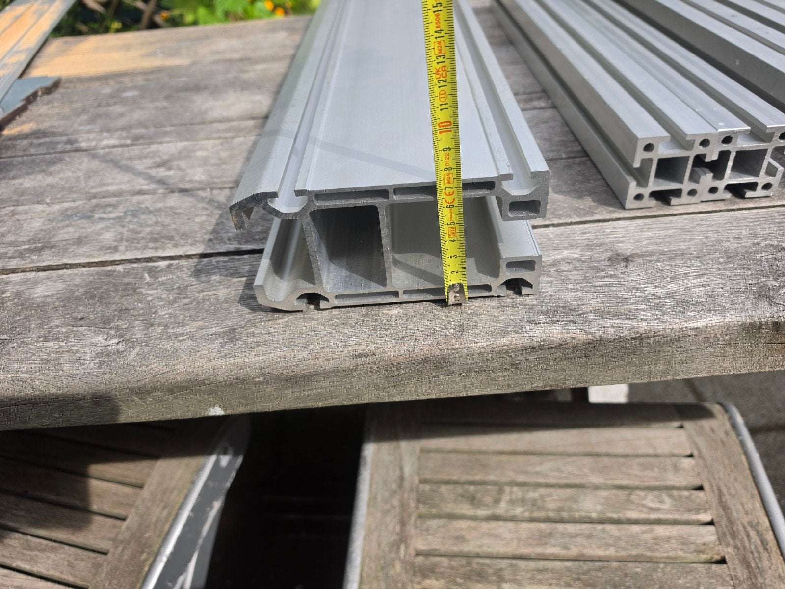 Aluminium profiel, Ophalen of Verzenden, Gebruikt
