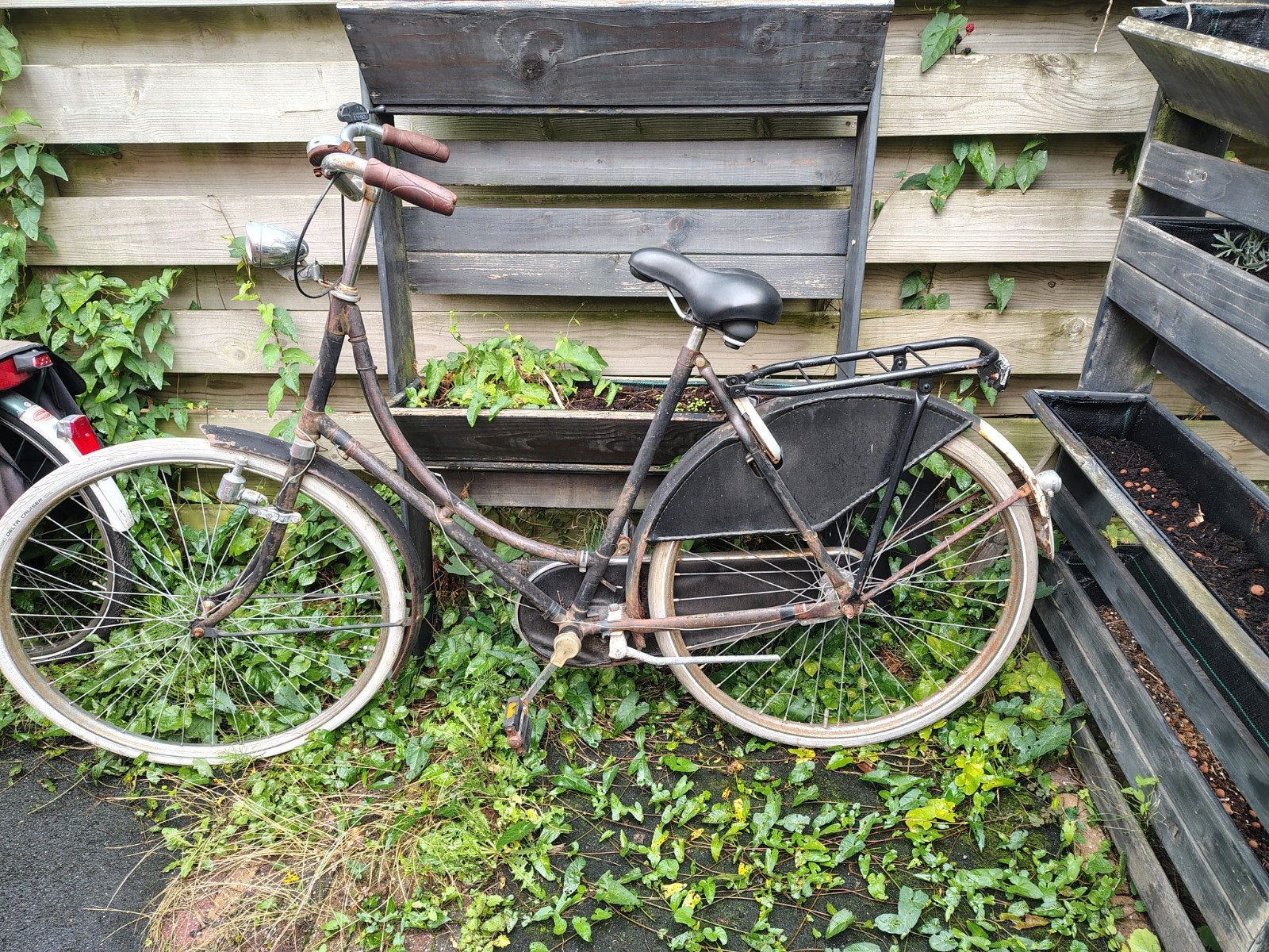 oude 'oma fiets', opknapper, fiets, Ophalen, Gebruikt