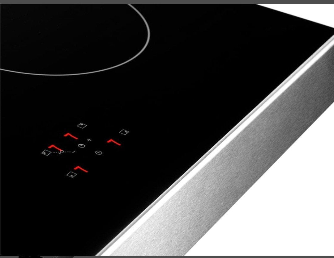 Pelgrim PKI260RVS Inductiekookplaat Zwart, Nieuw, Inbouw, Inductie, 4 kookzones