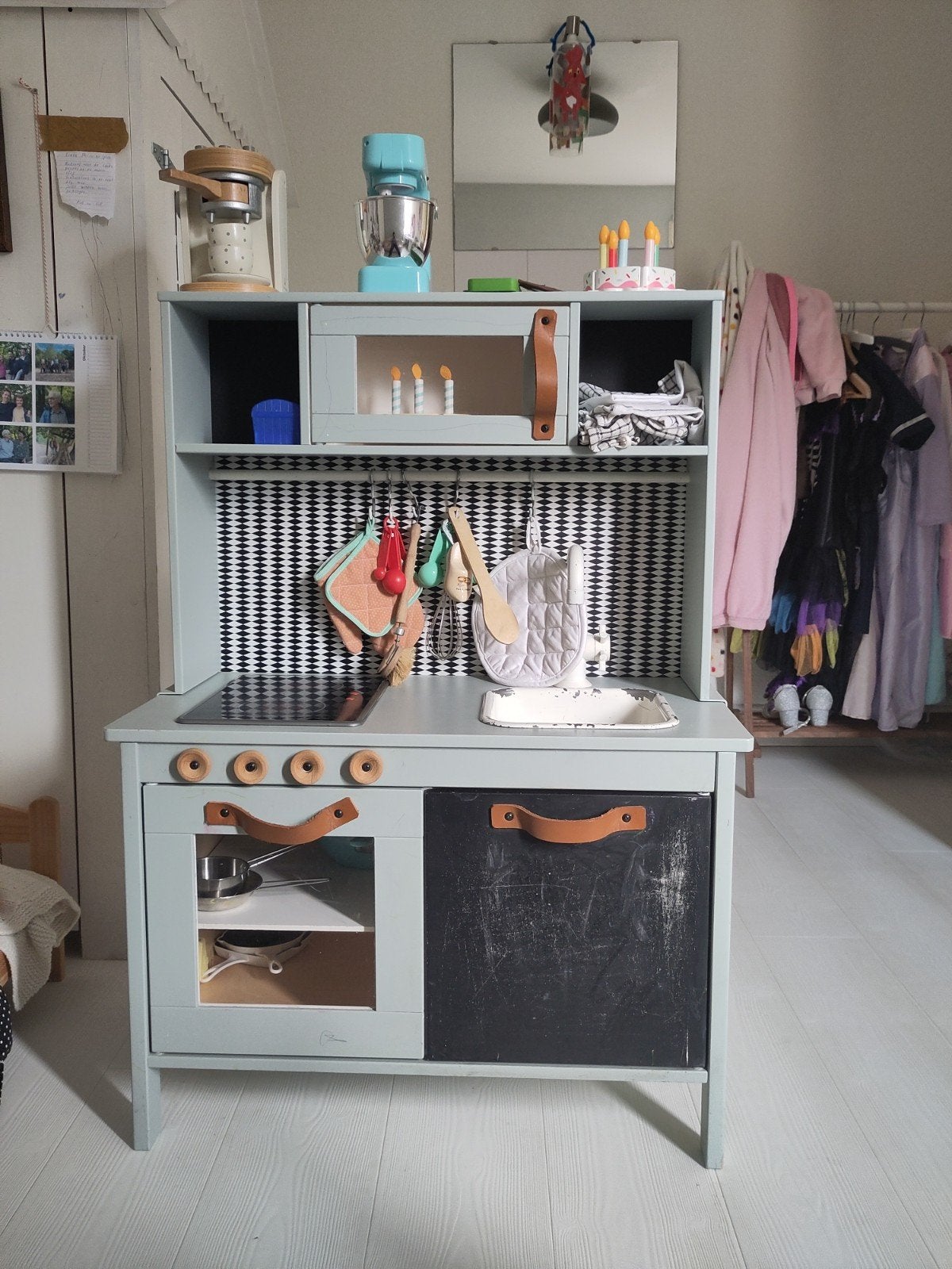 Ikea Duktig keukentje gepimpt incl alle keuken acc.Snel weg!, Ophalen, Gebruikt, Overige typen
