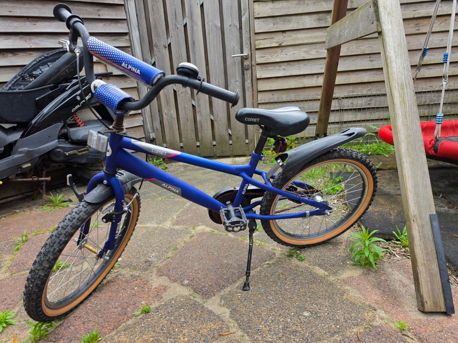 Alpina Comet kinderfiets 20 inch - Blauw, Ophalen