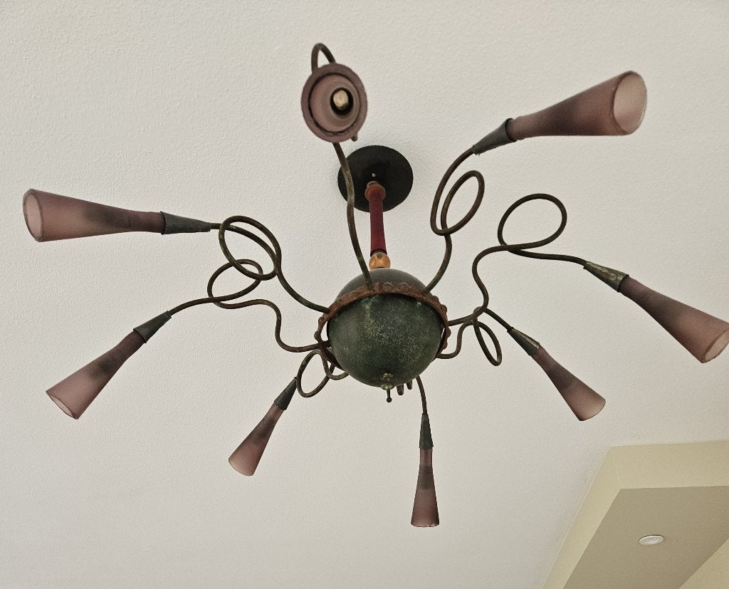 Plafondlamp, Huis en Inrichting, Ophalen, E14 (klein), Romantisch / klasiek, Zo goed als nieuw