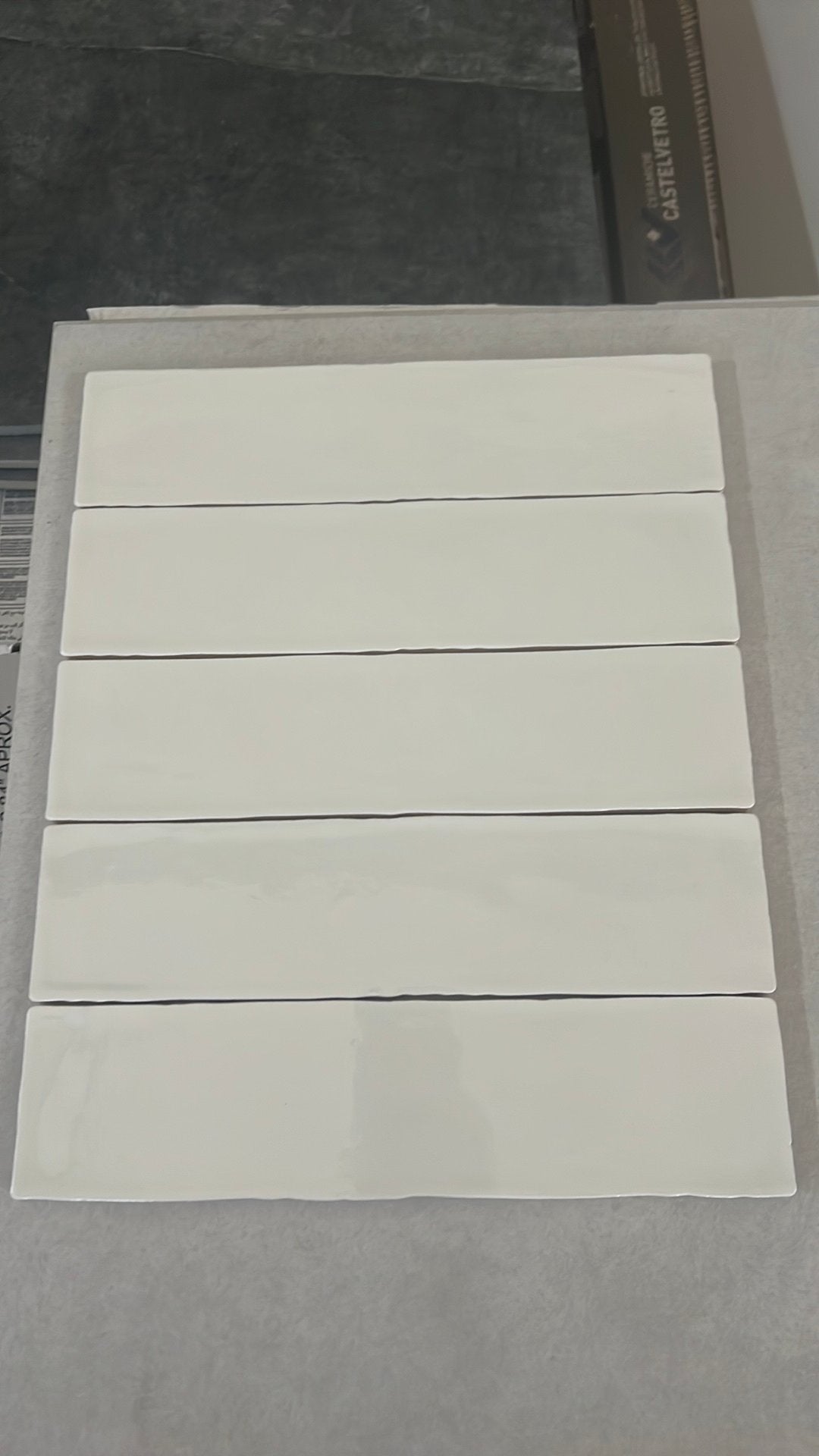 Wandtegels Ivory 7,5x30 cm €40,- per m2 op=op, Ophalen, Nieuw, Minder dan 20 cm, 20 tot 40 cm
