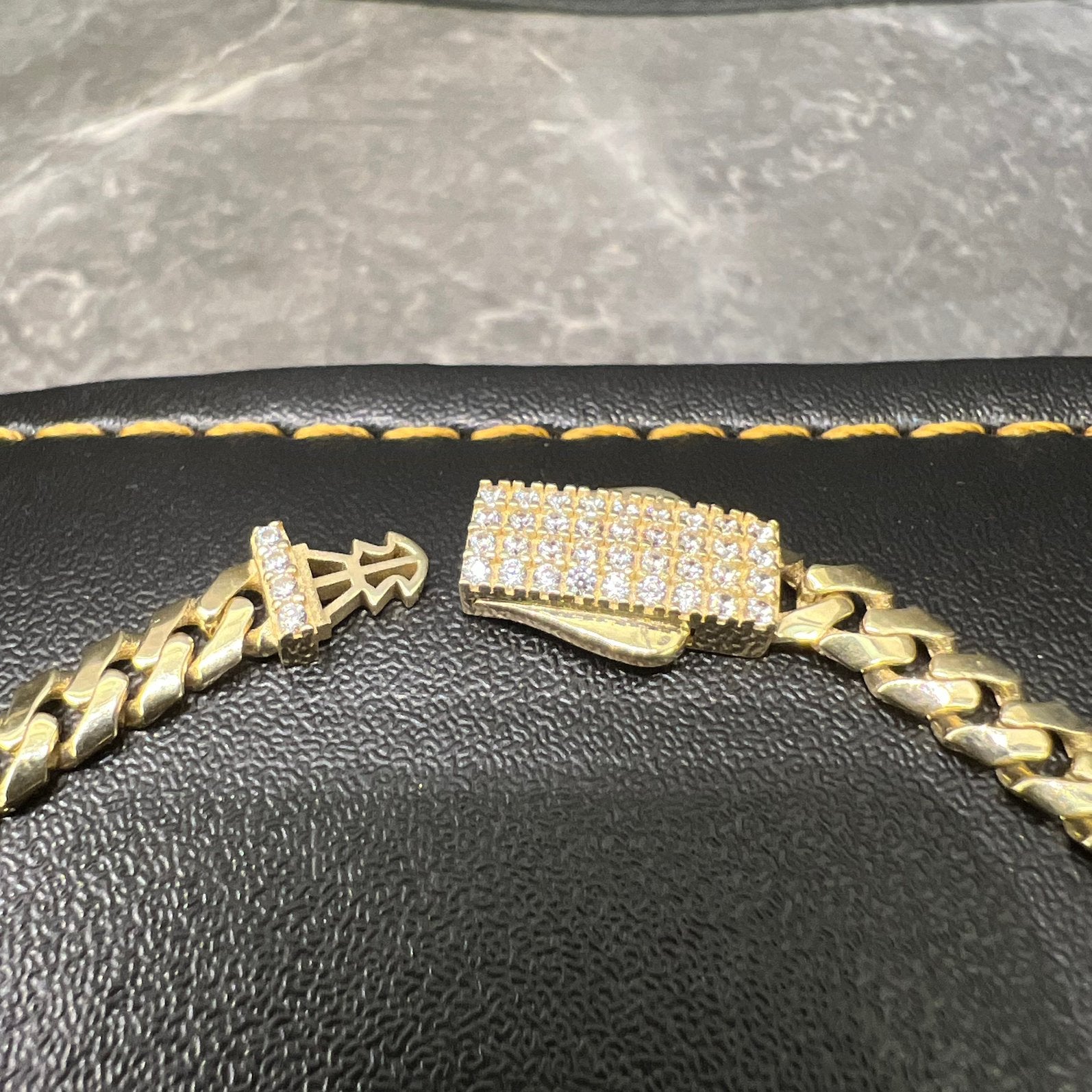 14 karaats gouden armband cuban schakel gourmet, Ophalen of Verzenden, Nieuw, Goud