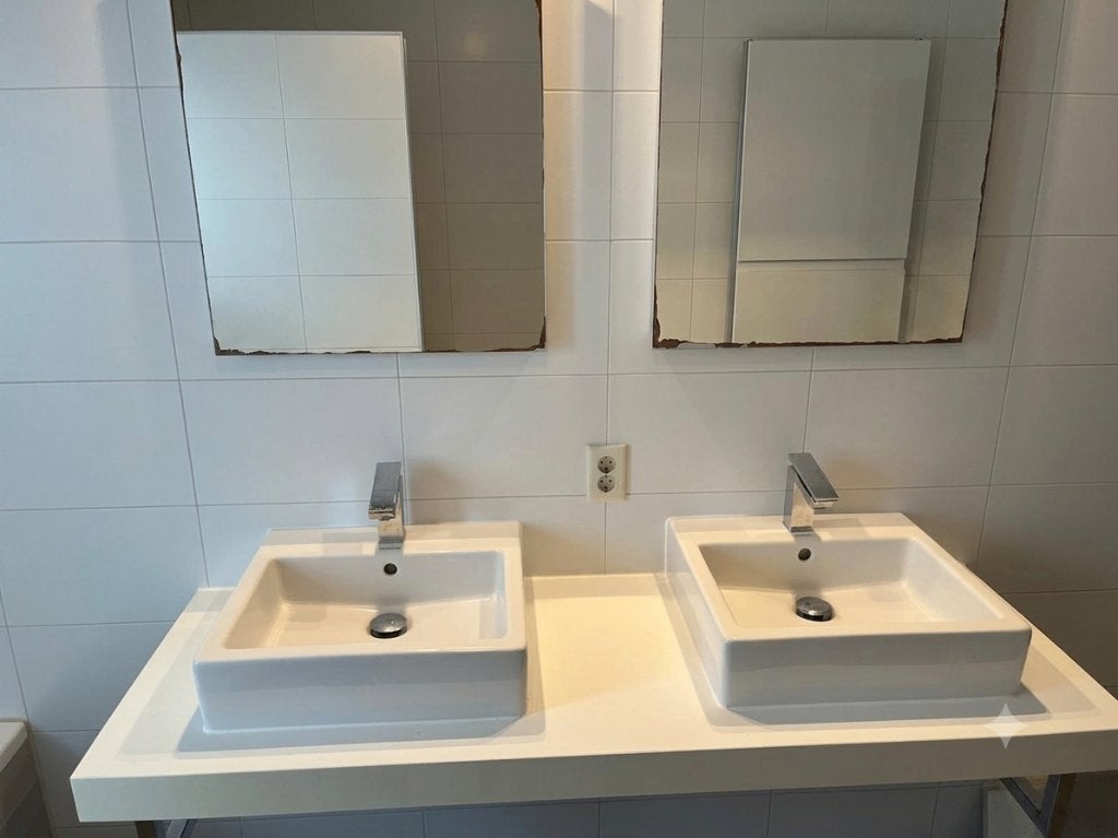 Duravit Dubbele Wastafelset compleet, Ophalen, Gebruikt, 150 tot 200 cm, Minder dan 100 cm