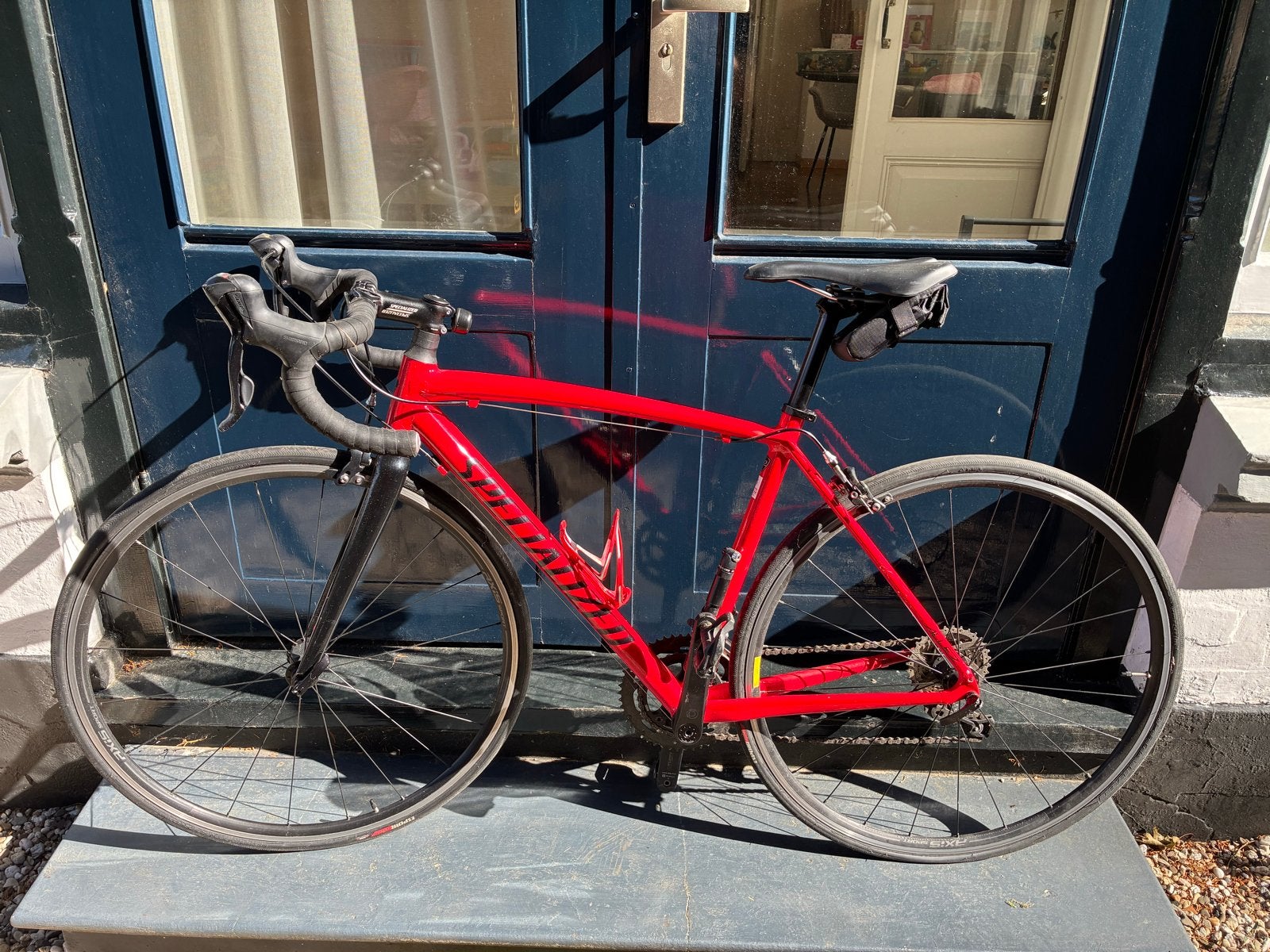 Specialized racefiets framemaat 52 rood, 28 inch, Gebruikt, Aluminium, 49 tot 53 cm